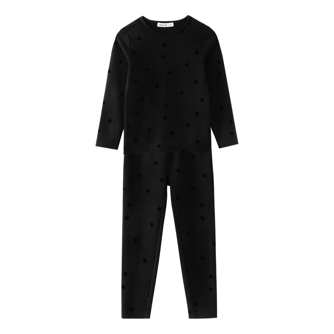 pajamas star - black