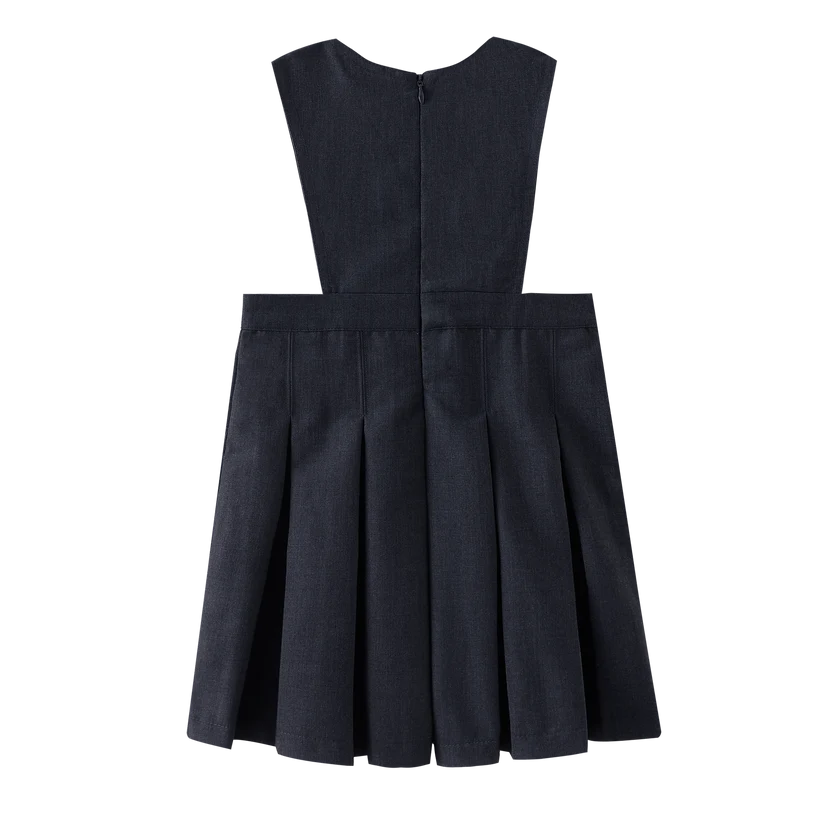 dress v neck jumper - grey