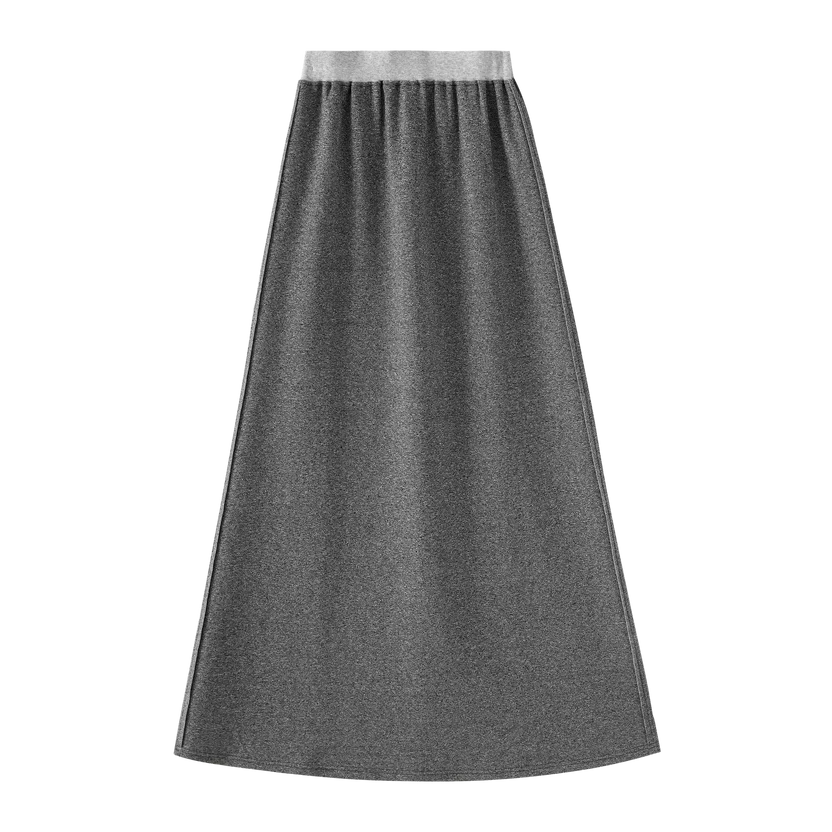 skirt maxi - grey