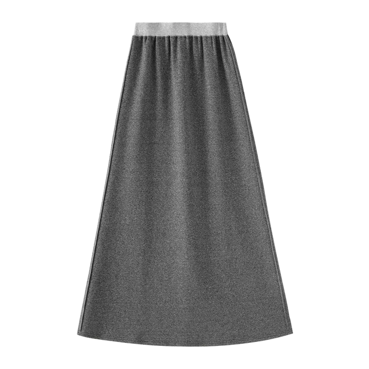 skirt maxi - grey