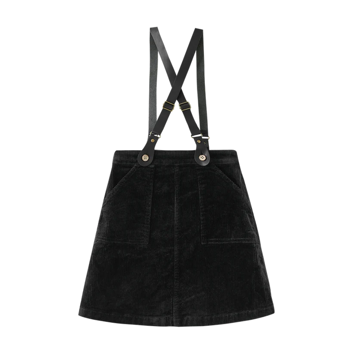 skirt suspender - black