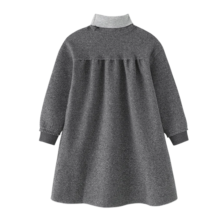 dress high waisted turtlneck - grey