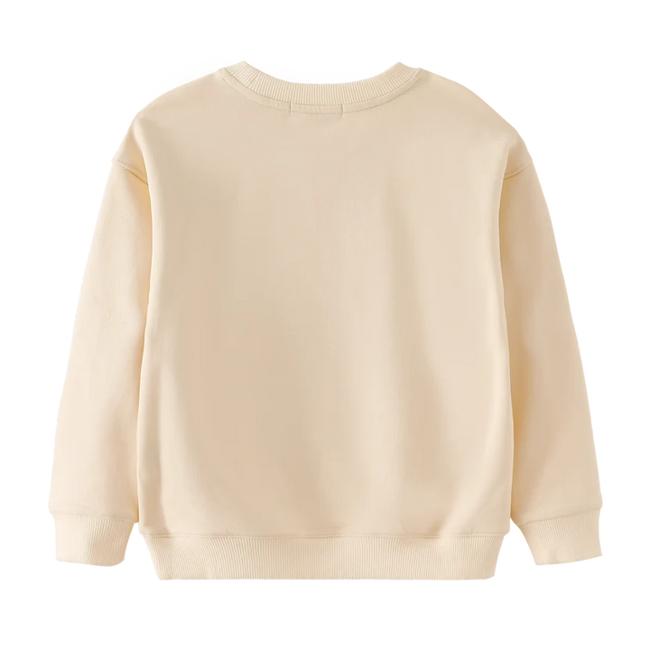 top l/s sail boat icon sweatshirt - cream