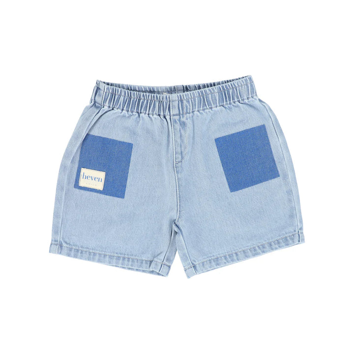 shorts denim pocket - denim
