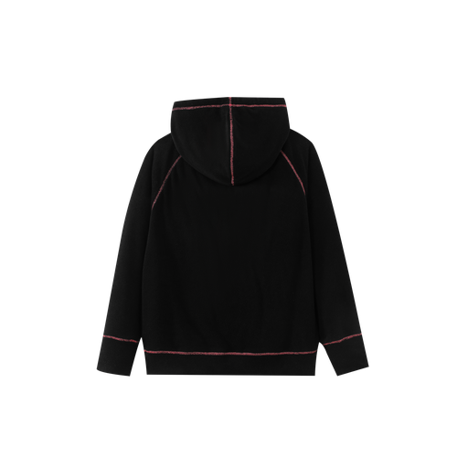 teen swim hoodie - black