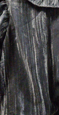 set outfit crushed velvet frill blouse and bloomer - blue grey