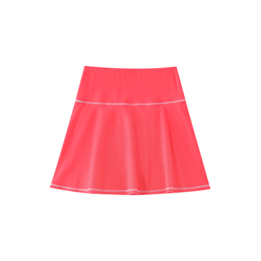 girls swim skirt - coral