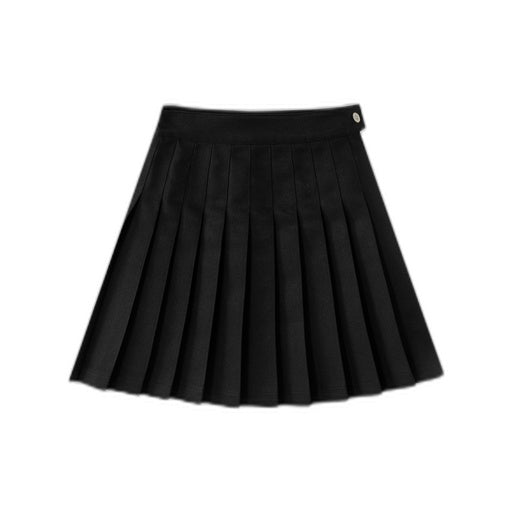 classic pleated skirt - black
