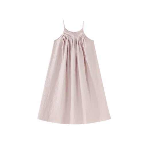 gathered maxi jumper - pink