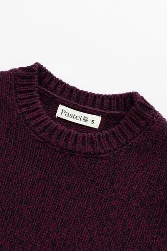 burgundy marled sweater - burgundy marled