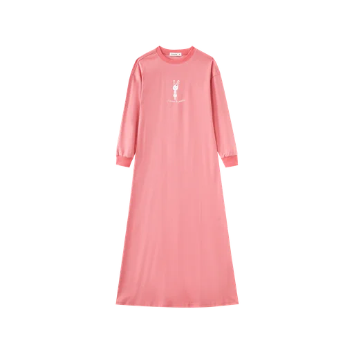 little bunny nightgown - pink