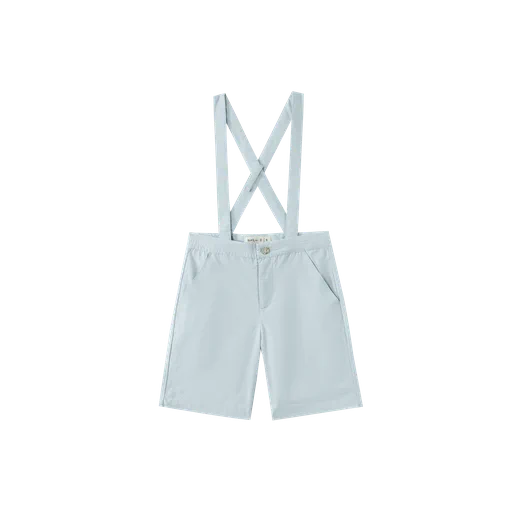 short suspender pant - blue