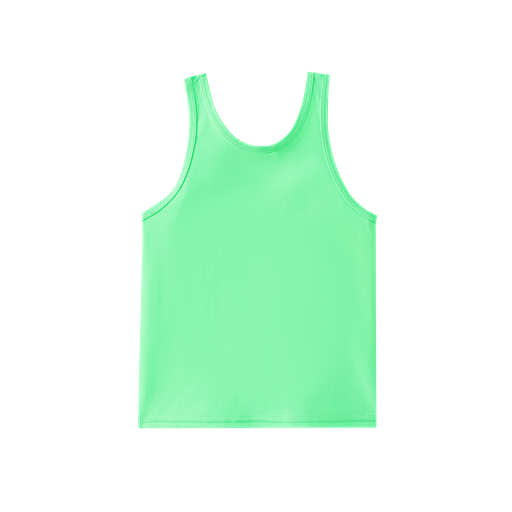 tennis print swim tank - green