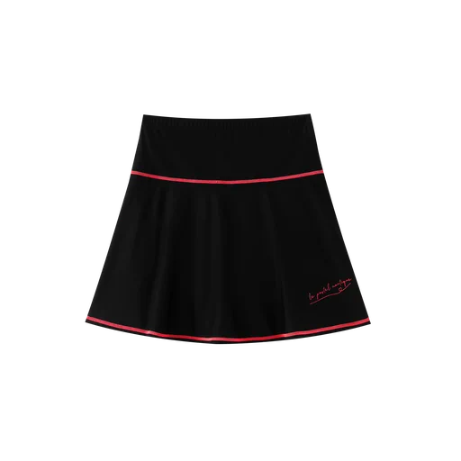girls swim skirt - black