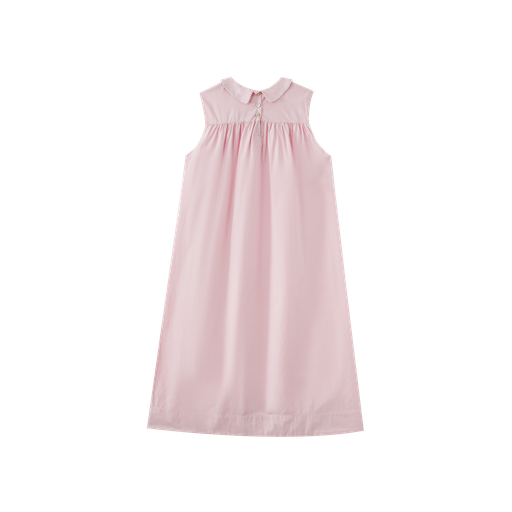 embroidered collar midi jumper - light pink