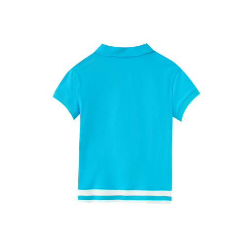short sleeve polo - blue