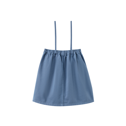 dress thin strapped jumper with pockets - blue