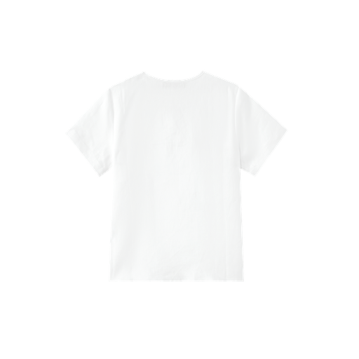 pintuck shirt - white