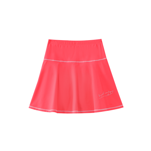 girls swim skirt - coral