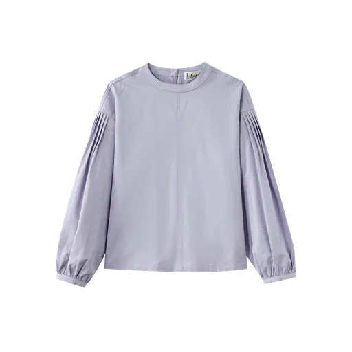 drop shoulder blouse - lavender