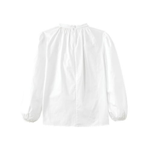 teen shirt with bow - white