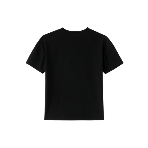 tennis print swim shirt - black