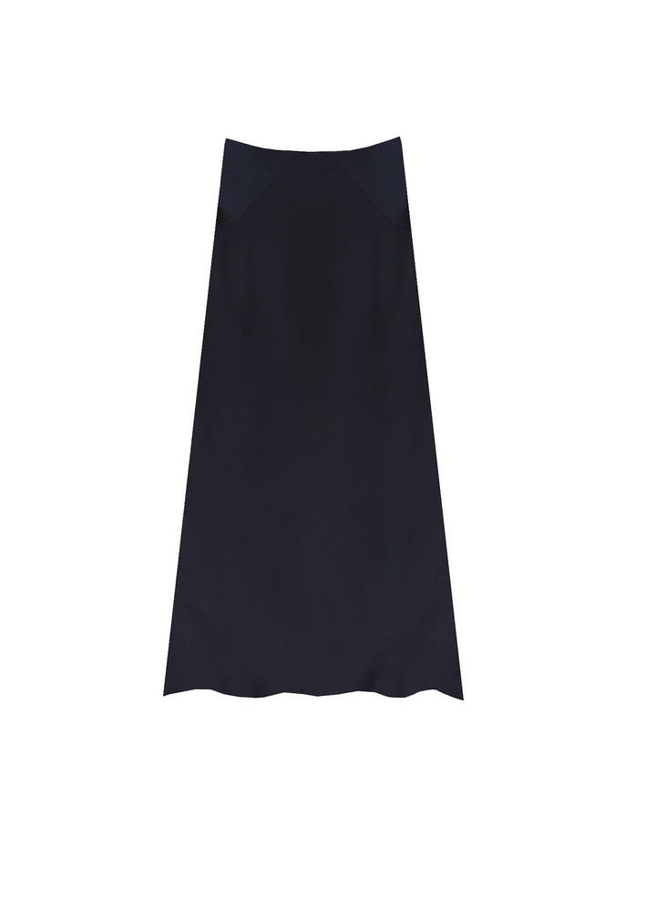 skirt v flare - navy