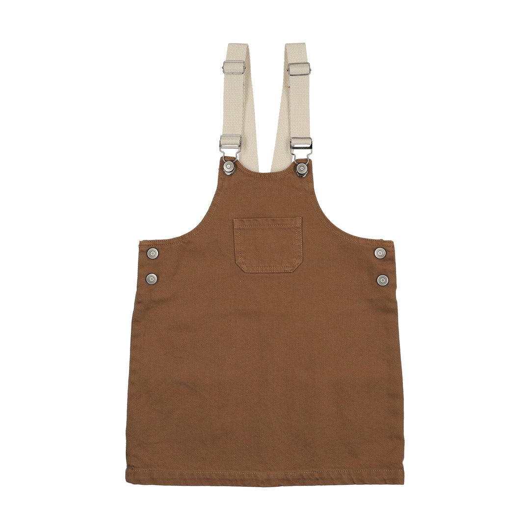 dress canvas front pocket jumper - ochre
