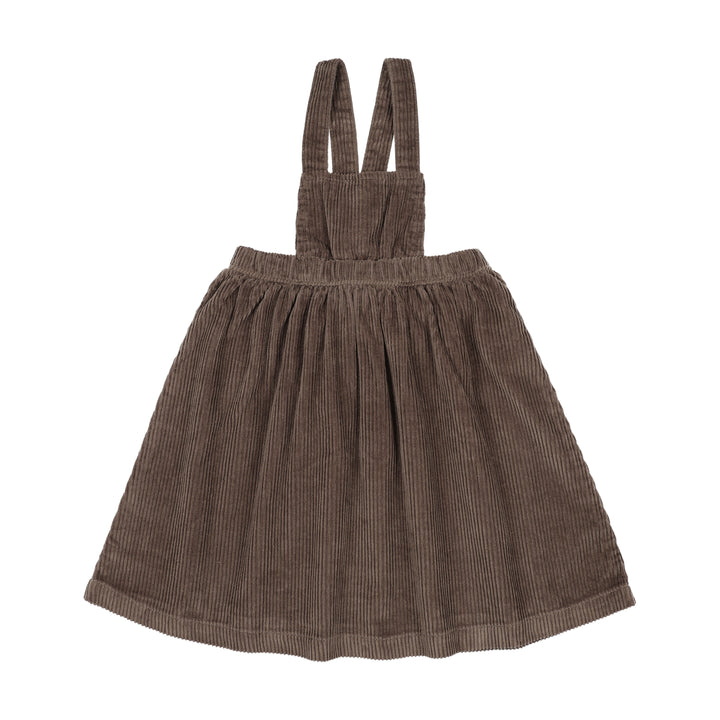 dress corduroy embroidered jumper - umber