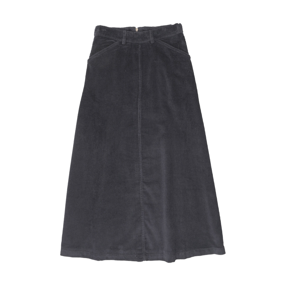 skirt maxi corduroy - navy