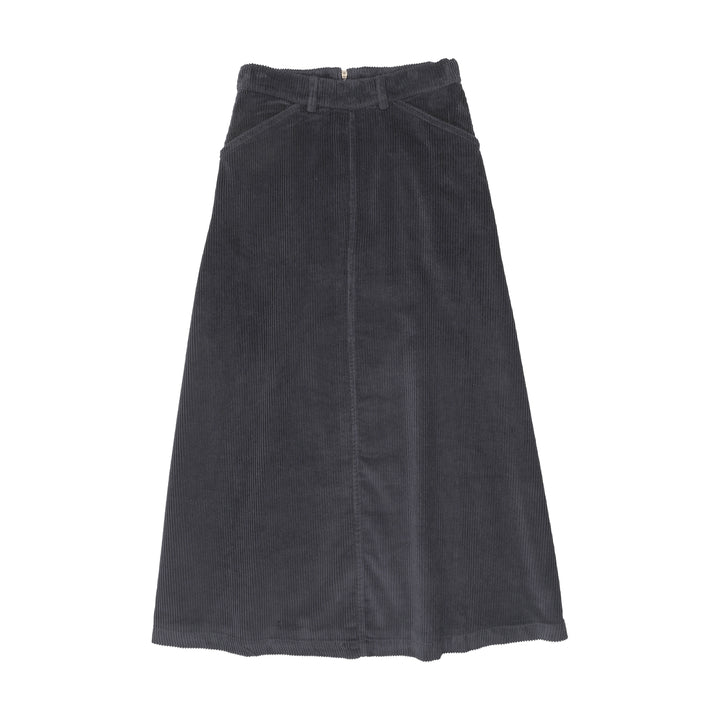 skirt maxi corduroy - navy