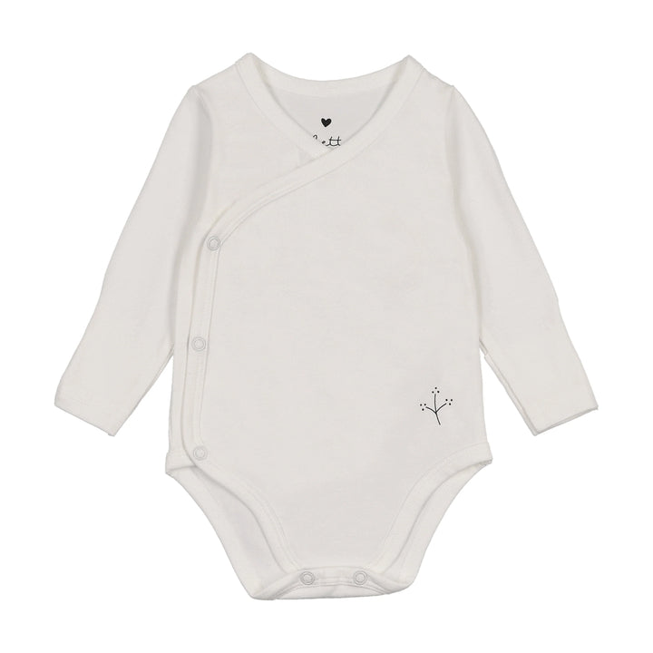onesie l/s newborn undershirts - winter white