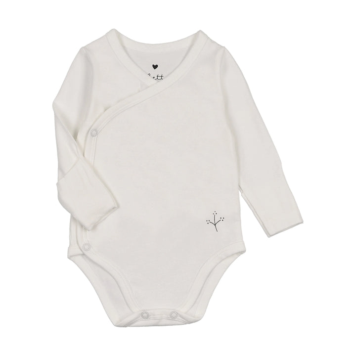 onesie l/s newborn undershirts - winter white