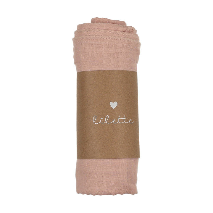 swaddle take me home bebe muslin - dusty pink