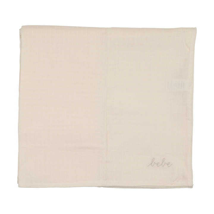 swaddle take me home bebe muslin - cream