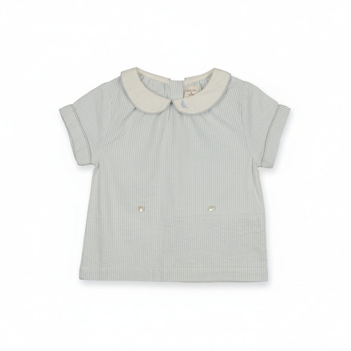 set outfit mountain meadow shirt and attachable shorts - clear blue