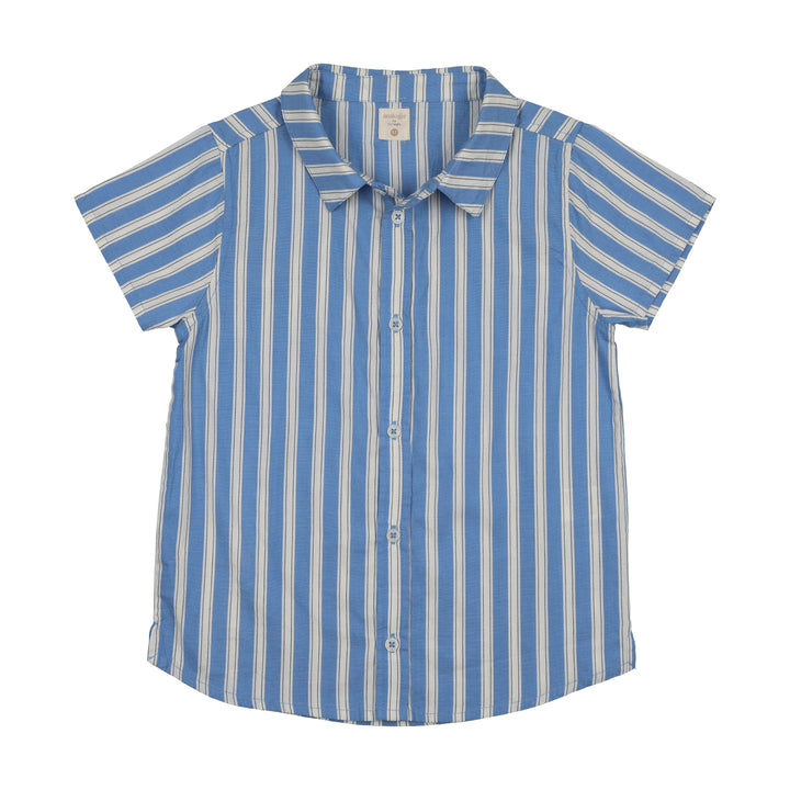 shirt s/s downtown - fresh blue stripe