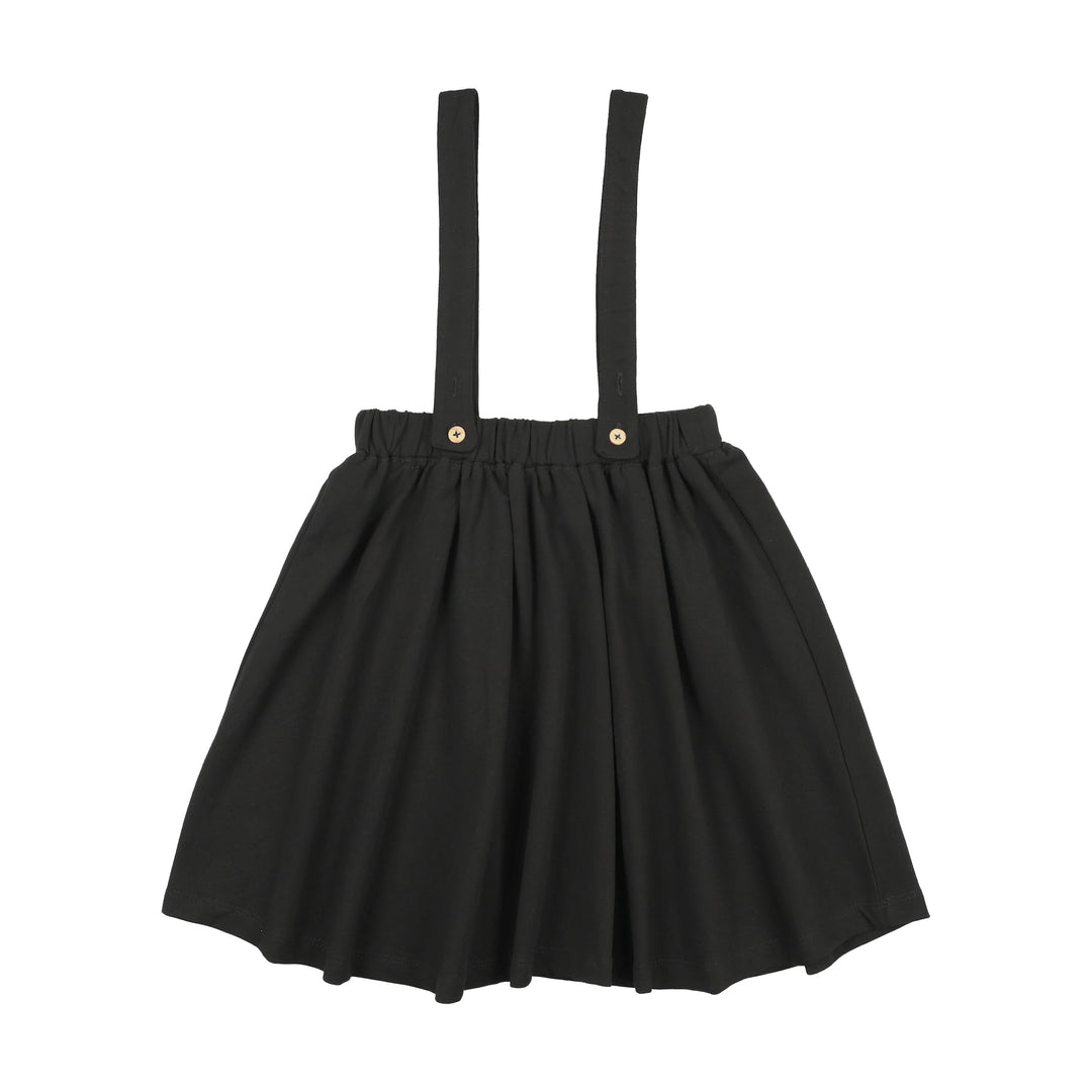 skirt suspender - black