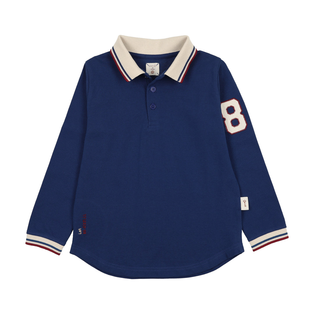 polo l/s limited capsule - bellwether blue