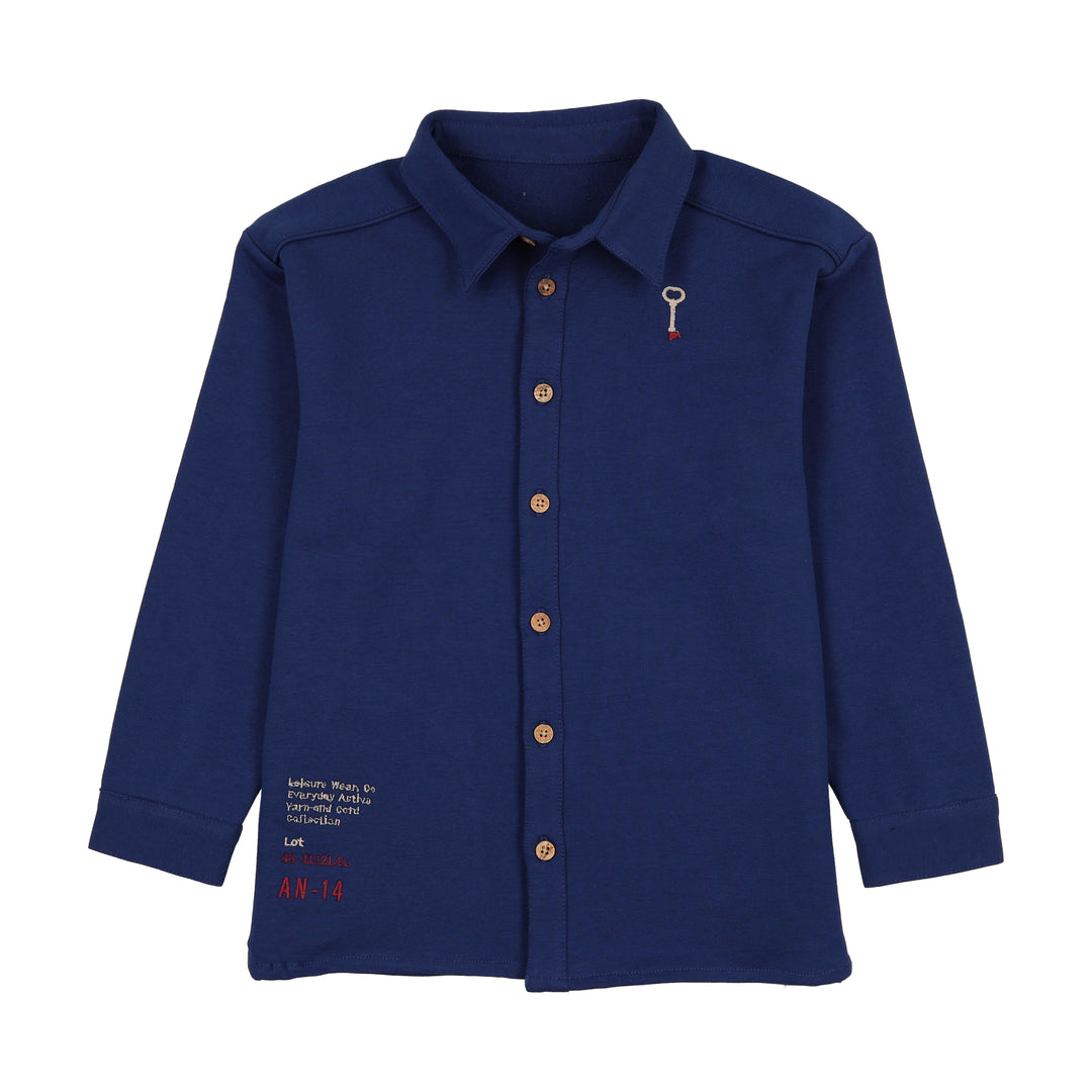 shirt l/s limited capsule - bellwether blue