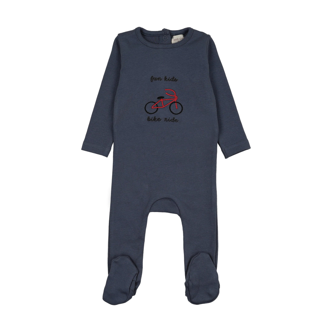 footie bike - vintage blue