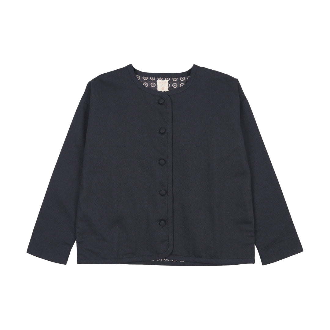 blazer home garden single breasted - navy