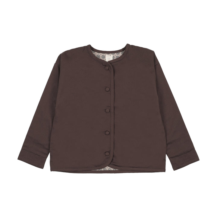 blazer home garden single breasted - chocolate brown