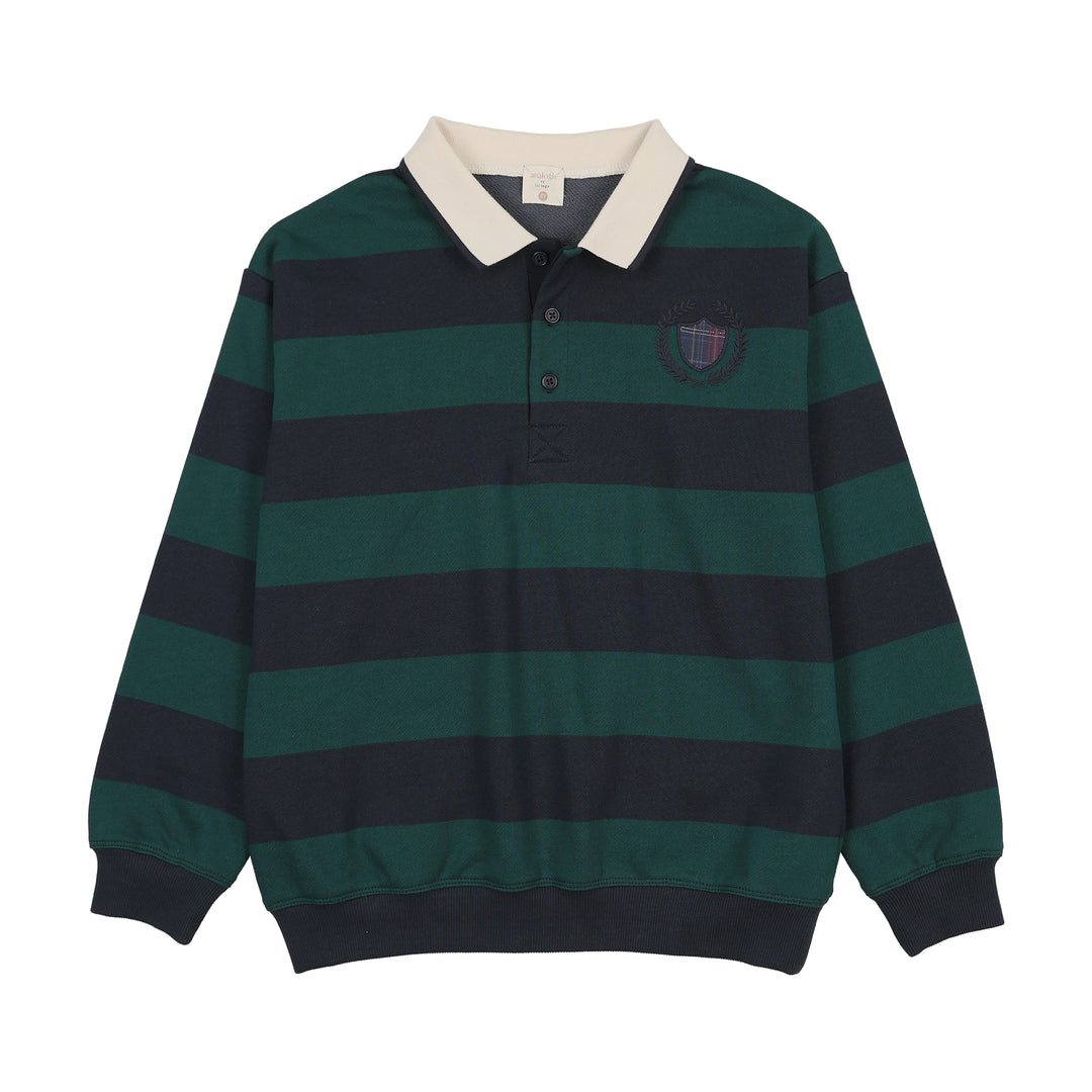 polo l/s fan club sweatshirt - varsity navy/green