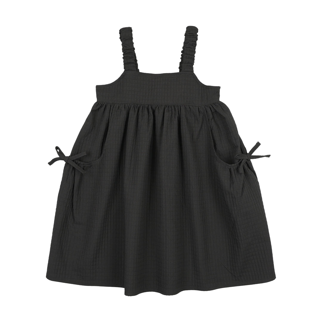 dress jacquard little jumper - black