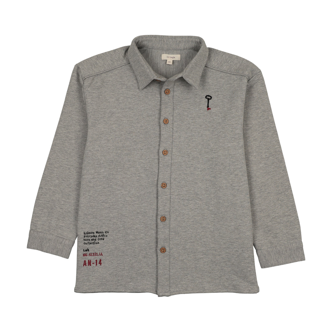 shirt l/s limited capsule - light gray heather