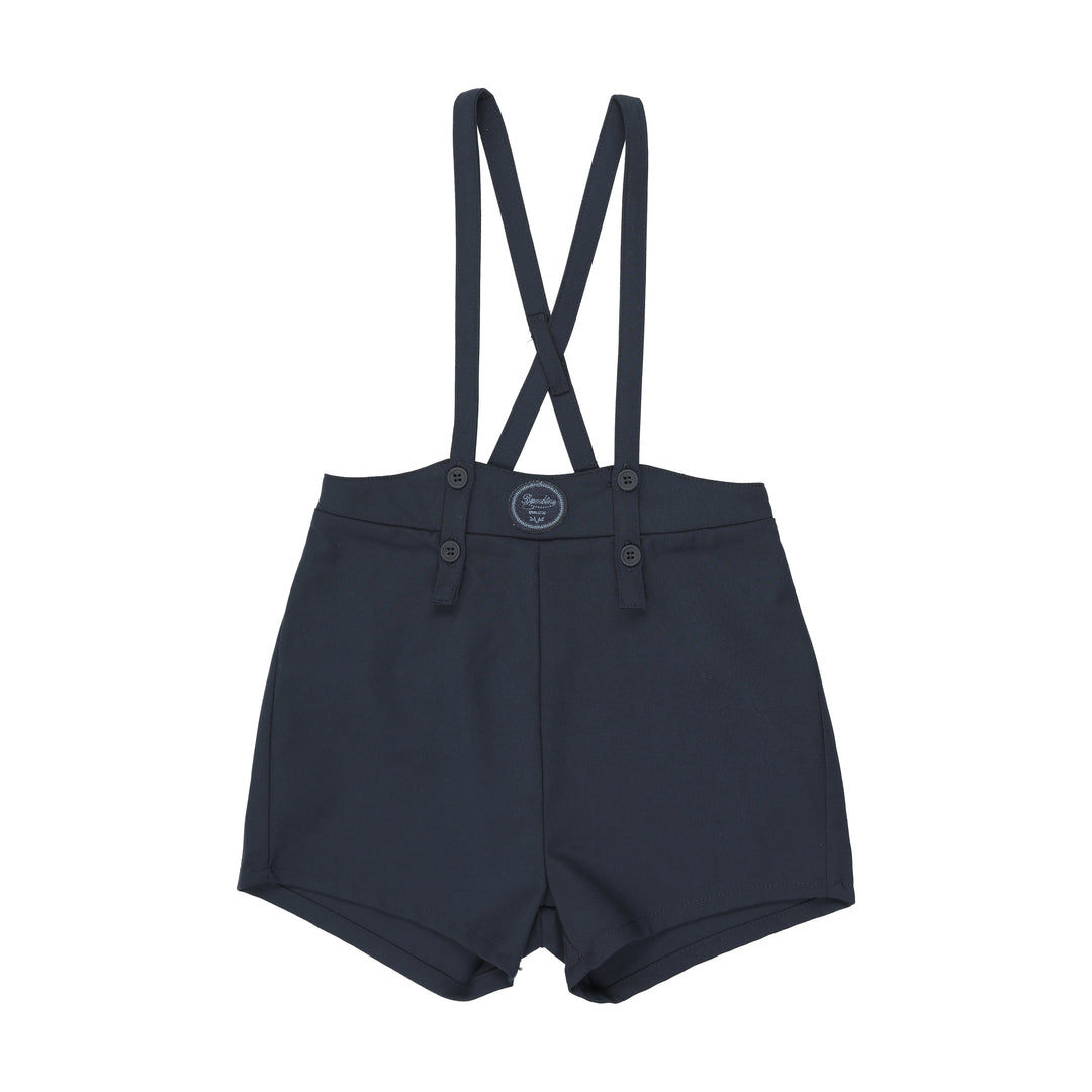 shorts plaid edition overall - navy