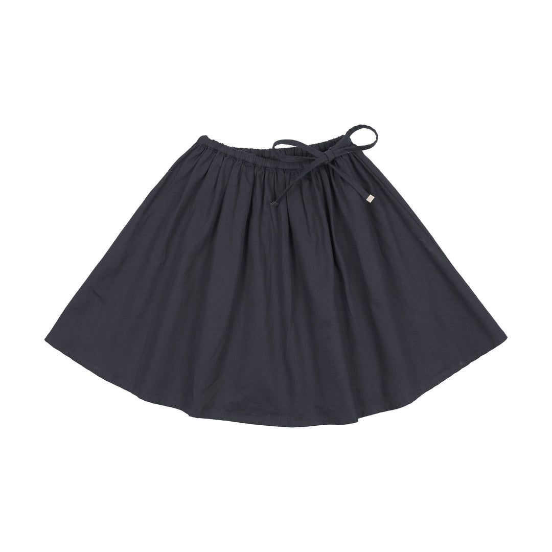 skirt home garden tie waist circle - navy