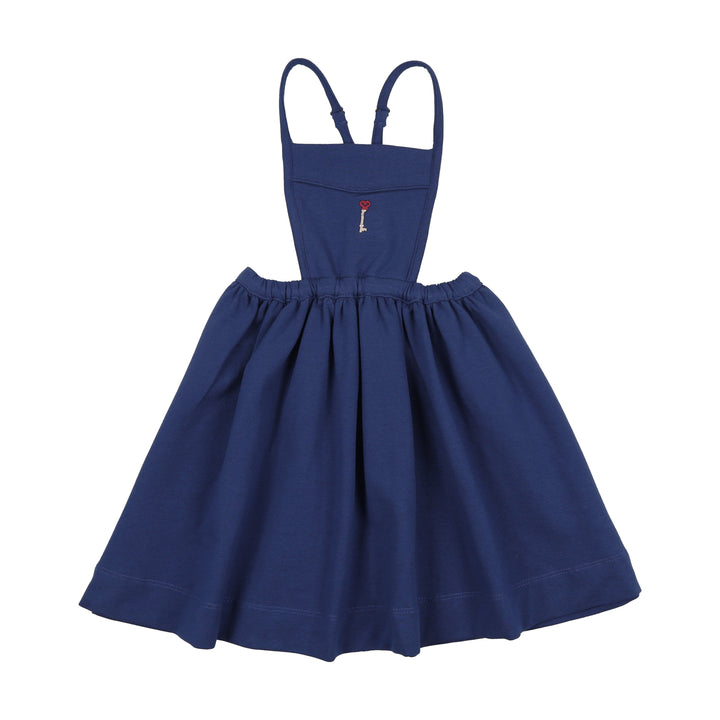 dress limited capsule bib jumper - bellwether blue