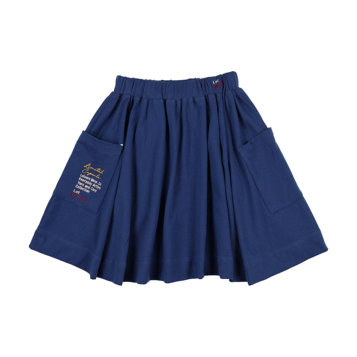 skirt limited capsule circle suspender - bellwether blue